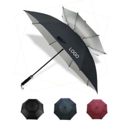 Automatic Open Golf Umbrella Oversize Double Canopy