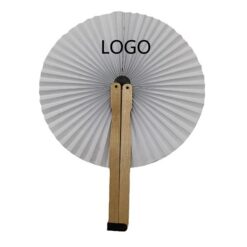 Blank Paper Folding Fan