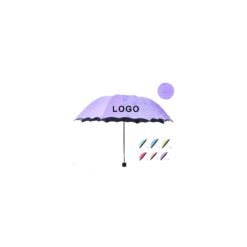 Sun and Rain Windproof Flowering Umbrella