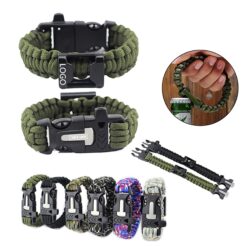 Outdoor Survival Portable Flint Bracelet