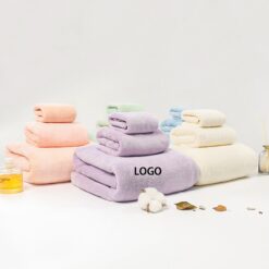 High-Density Coral Fleece Bath Towel